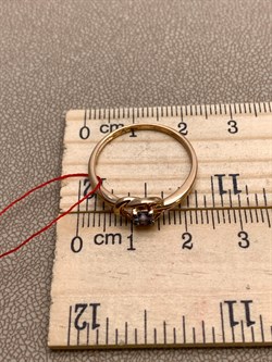 *Кольцо р.18,5 Танзанит цв Красное арт. 14187-104-742 (вес 2,02 г) - фото 330085