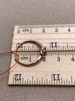 *Кольцо р.18,5 Танзанит цв Красное арт. 14187-104-742 (вес 2,02 г) - фото 330086