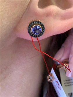 *Пусеты Трансформеры Танзанит цв Красное арт. 23868-104-490 вес 4,57 г - фото 330091 *Пусеты Трансформеры Танзанит цв Красное арт. 23868-104-490 вес 4,57 г - фото 330091