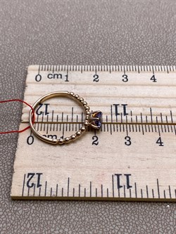 *Кольцо р.17 Танзанит цв Красное арт. 13868-104-616 вес 1,68 г - фото 330107 *Кольцо р.17 Танзанит цв Красное арт. 13868-104-616 вес 1,68 г - фото 330107