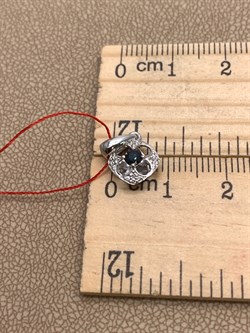 *Подвеска Сапфир цв Белое арт. 33475-202-305 (вес 0,8 г) - фото 330227 *Подвеска Сапфир цв Белое арт. 33475-202-305 (вес 0,8 г) - фото 330227