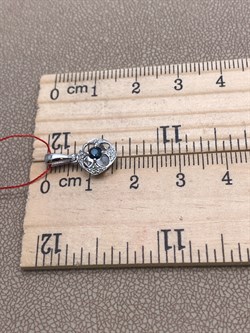 *Подвеска Сапфир цв Белое арт. 33475-202-305 (вес 0,8 г) - фото 330228 *Подвеска Сапфир цв Белое арт. 33475-202-305 (вес 0,8 г) - фото 330228