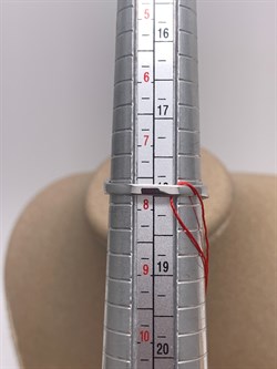 *Кольцо р.18 Сапфир цв Белое арт. 13639-202-084 (вес 2,58 г) - фото 330251