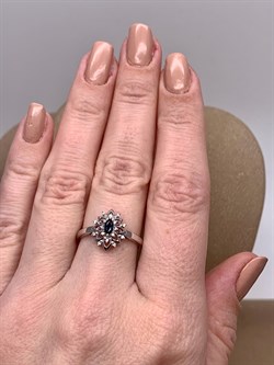 *Кольцо р.17,5 Сапфир цв Белое арт. 13462-202-210 (вес 2,06 г) - фото 330298 *Кольцо р.17,5 Сапфир цв Белое арт. 13462-202-210 (вес 2,06 г) - фото 330298