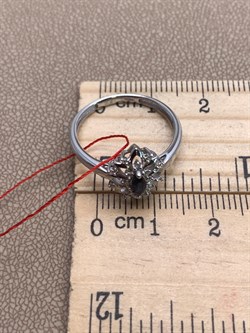 *Кольцо р.17,5 Сапфир цв Белое арт. 13462-202-210 (вес 2,06 г) - фото 330300 *Кольцо р.17,5 Сапфир цв Белое арт. 13462-202-210 (вес 2,06 г) - фото 330300