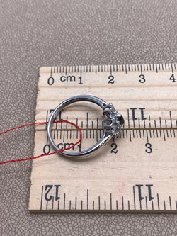 *Кольцо р.17,5 Сапфир цв Белое арт. 13462-202-210 (вес 2,06 г) - фото 330301 *Кольцо р.17,5 Сапфир цв Белое арт. 13462-202-210 (вес 2,06 г) - фото 330301