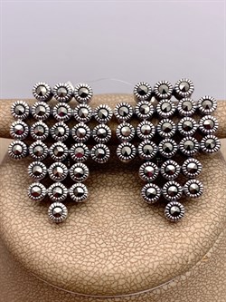 *Серьги Марказит арт HE661-141 Вес 17,9 г - фото 330335