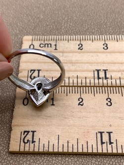 *Кольцо р.17,5 Сапфир цв Белое арт. 13515-202-725 (вес 2,31 г) - фото 330439