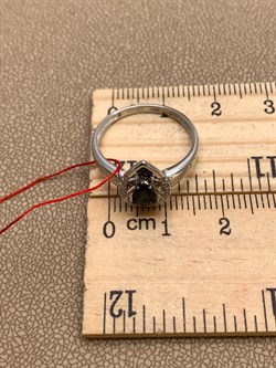 *Кольцо р.17,5 Сапфир цв Белое арт. 13515-202-725 (вес 2,31 г) - фото 330440