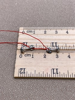 *Пусеты Сапфир цв Белое арт. 24079-202-324 (вес 1,1 г) - фото 330447