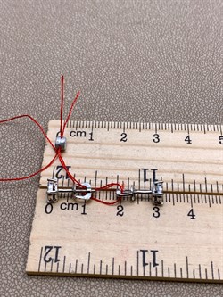 *Пусеты Сапфир цв Белое арт. 23395-202-087 (вес 1,86 г) - фото 330474