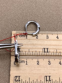 *Серьги Сапфир цв Белое арт. 23073-202-229 (вес 3,44 г) - фото 330494