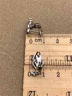 *Серьги Марказит арт HE449-003 Вес 3,68 г - фото 330512 *Серьги Марказит арт HE449-003 Вес 3,68 г - фото 330512