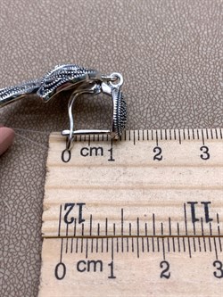 *Серьги Бантики Марказит арт. HE1449-1L-624 Вес 13,86 г - фото 330560 *Серьги Бантики Марказит арт. HE1449-1L-624 Вес 13,86 г - фото 330560