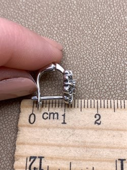 *Серьги Марказит арт. HE1594-723 Вес 4,29 г - фото 330581 *Серьги Марказит арт. HE1594-723 Вес 4,29 г - фото 330581