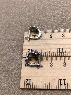 *Серьги Марказит арт. HE1594-723 Вес 4,29 г - фото 330583 *Серьги Марказит арт. HE1594-723 Вес 4,29 г - фото 330583