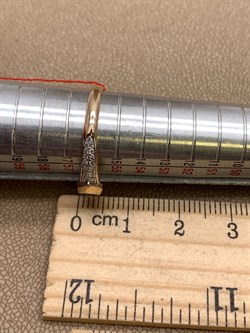 *Кольцо р.18 Сапфир цв Красное арт. 12917-102-445 (вес 1,91 г) - фото 330638