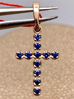 *Подвеска Сапфир цв Красное арт. 3246-102-232 (вес 0,92 г) - фото 330689 *Подвеска Сапфир цв Красное арт. 3246-102-232 (вес 0,92 г) - фото 330689