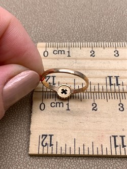 *Кольцо р.16 Сапфир цв Красное арт. 12510-102-261 (вес 1,13 г) - фото 330709