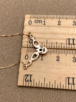 *Колье 40см. Сапфир цв Красное арт. 6162-102-231 (вес 2,24 г) - фото 330789 *Колье 40см. Сапфир цв Красное арт. 6162-102-231 (вес 2,24 г) - фото 330789