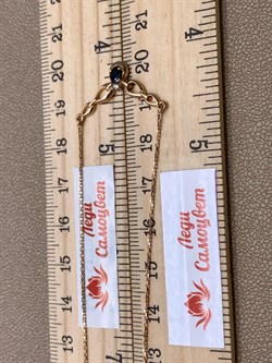 *Колье 40см. Сапфир цв Красное арт. 6162-102-231 (вес 2,24 г) - фото 330791 *Колье 40см. Сапфир цв Красное арт. 6162-102-231 (вес 2,24 г) - фото 330791