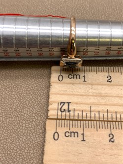 *Кольцо р.17 Сапфир цв Красное арт. 13933-102-923 (вес 1,95 г) - фото 330807