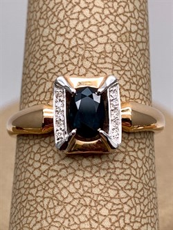 *Кольцо р.17 Сапфир цв Красное арт. 13933-102-923 (вес 1,95 г) - фото 330809