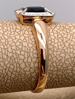 *Кольцо р.17 Сапфир цв Красное арт. 13933-102-923 (вес 1,95 г) - фото 330812