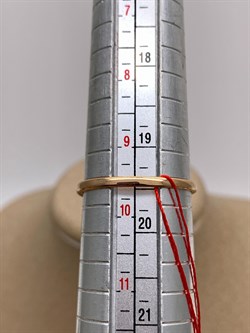 *Кольцо р.19,5 Сапфир цв Красное арт. 11050-102-249 (вес 2,36 г) - фото 330841