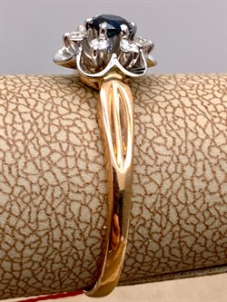 *Кольцо р.19,5 Сапфир цв Красное арт. 11050-102-249 (вес 2,36 г) - фото 330846