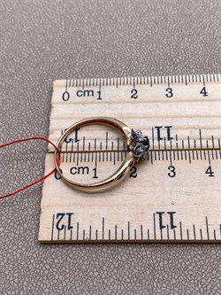 *Кольцо р.19,5 Сапфир цв Красное арт. 11050-102-249 (вес 2,36 г) - фото 330851