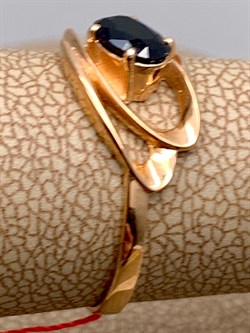 *Кольцо р.17,5 Сапфир цв Красное арт. 11467-102-620 (вес 2,15 г) - фото 330913