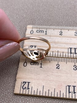 *Кольцо р.17,5 Сапфир цв Красное арт. 11467-102-620 (вес 2,15 г) - фото 330916