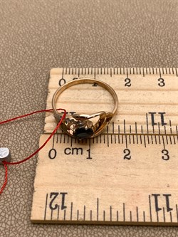 *Кольцо р.17,5 Сапфир цв Красное арт. 11467-102-620 (вес 2,15 г) - фото 330917