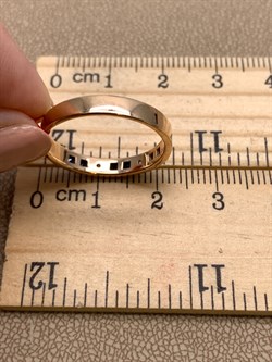 *Кольцо р.18 Сапфир цв Красное арт. 12586-102-529 (вес 2,46 г) - фото 330952