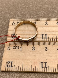 *Кольцо р.18 Сапфир цв Красное арт. 12586-102-529 (вес 2,46 г) - фото 330953