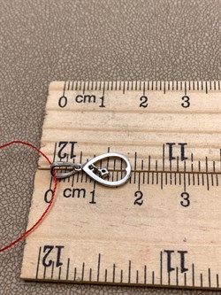 *Подвеска Танзанит цв Белое арт. 34095-204-833 (вес 0,56 г) - фото 331023 *Подвеска Танзанит цв Белое арт. 34095-204-833 (вес 0,56 г) - фото 331023