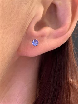 *Пусеты Танзанит цв Белое арт. 2338-204-359 (вес 1,3 г) - фото 331025 *Пусеты Танзанит цв Белое арт. 2338-204-359 (вес 1,3 г) - фото 331025