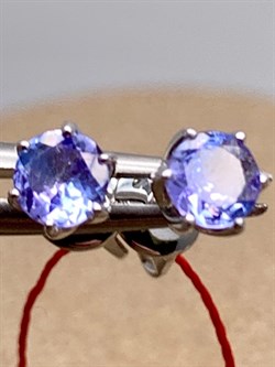 *Пусеты Танзанит цв Белое арт. 2338-204-359 (вес 1,3 г) - фото 331029 *Пусеты Танзанит цв Белое арт. 2338-204-359 (вес 1,3 г) - фото 331029