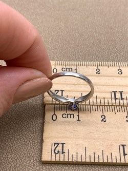 *Кольцо р.16,5 Танзанит цв Белое арт. 12684-204-243 (вес 1,34 г) - фото 331071 *Кольцо р.16,5 Танзанит цв Белое арт. 12684-204-243 (вес 1,34 г) - фото 331071