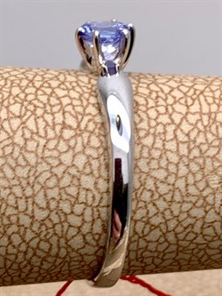 *Кольцо р.17 Танзанит цв Белое арт. 12684-204-335 (вес 1,39 г) - фото 331079