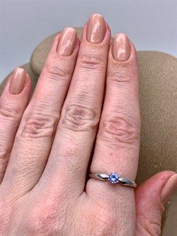 *Кольцо р.18 Танзанит цв Белое арт. 12684-204-435 (вес 1,59 г) - фото 331092 *Кольцо р.18 Танзанит цв Белое арт. 12684-204-435 (вес 1,59 г) - фото 331092