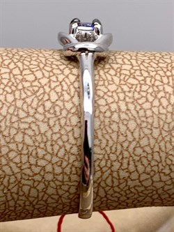 *Кольцо р.19 Танзанит цв Белое арт. 14187-204-151 (вес 1,91 г) - фото 331142