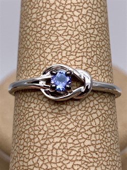 *Кольцо р.19 Танзанит цв Белое арт. 14187-204-151 (вес 1,91 г) - фото 331143