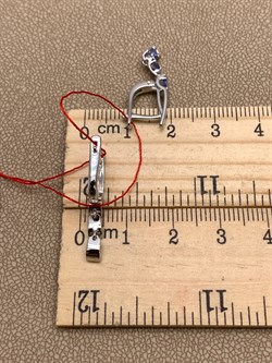 *Серьги Танзанит цв Белое арт. 23540-204-154 (вес 2,8 г) - фото 331153 *Серьги Танзанит цв Белое арт. 23540-204-154 (вес 2,8 г) - фото 331153