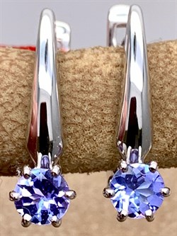 *Серьги Танзанит цв Белое арт. 22684-204-458 (вес 2,32 г) - фото 331158 *Серьги Танзанит цв Белое арт. 22684-204-458 (вес 2,32 г) - фото 331158