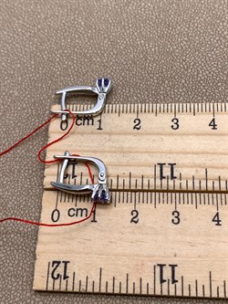 *Серьги Танзанит цв Белое арт. 22684-204-458 (вес 2,32 г) - фото 331161 *Серьги Танзанит цв Белое арт. 22684-204-458 (вес 2,32 г) - фото 331161