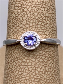 *Кольцо р.18 Танзанит цв Белое арт. 11063-204-167 (вес 1,24 г) - фото 331190 *Кольцо р.18 Танзанит цв Белое арт. 11063-204-167 (вес 1,24 г) - фото 331190