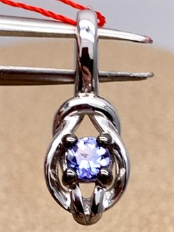 *Подвеска Танзанит цв Белое арт. 34187-204-663 (вес 1,35 г) - фото 331223 *Подвеска Танзанит цв Белое арт. 34187-204-663 (вес 1,35 г) - фото 331223