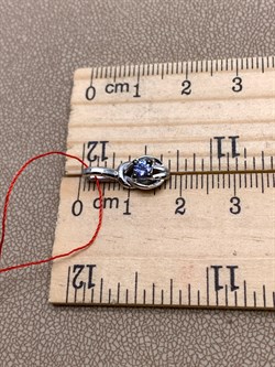 *Подвеска Танзанит цв Белое арт. 34187-204-663 (вес 1,35 г) - фото 331226 *Подвеска Танзанит цв Белое арт. 34187-204-663 (вес 1,35 г) - фото 331226